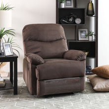DANUBE | V2 Benedict 1 Seater Fabric Recliner-Chocolate | 810401500187
