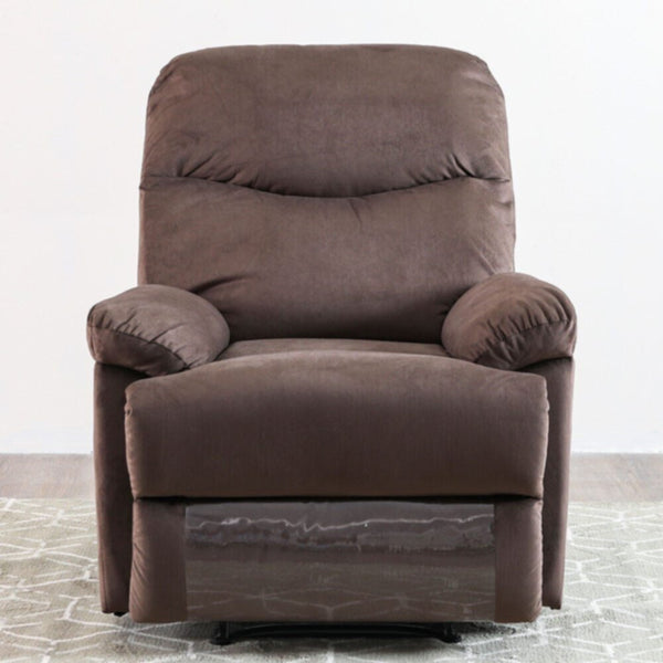 DANUBE | V2 Benedict 1 Seater Fabric Recliner-Chocolate | 810401500187