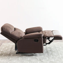 DANUBE | V2 Benedict 1 Seater Fabric Recliner-Chocolate | 810401500187