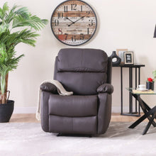 DANUBE | Gabriel 1 Seater Leather Manual Recliner - Taupe | 810401600180