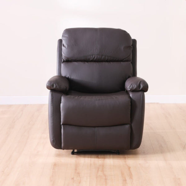 DANUBE | Gabriel 1 Seater Leather Manual Recliner - Taupe | 810401600180