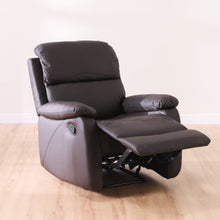 DANUBE | Gabriel 1 Seater Leather Manual Recliner - Taupe | 810401600180