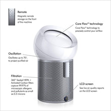 DYSON | Pure Cool Me Personal Purifying Fan BP01 HEPA Air Purifier & Fan White | BP01 WH/SV, BO01 WH/SV