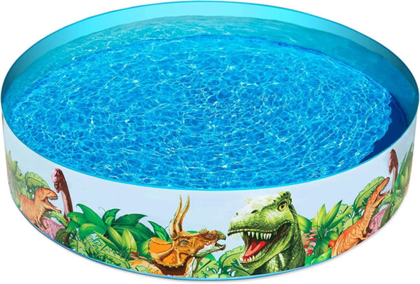 BESTWAY | Dinosaurous Fill 'N Fun Kiddie Paddling Pool 6' x H15"/1.83m x H38cm | BES115TOY01257