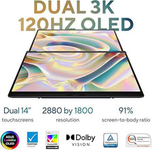 ASUS | Zenbook Duo OLED Ultrabook 2 in 1 Laptop 14inch 120Hz OLED Intel Arc Graphics Intel Core Ultra 9 Processor 32GB RAM 2TB SSD UX8406MA-OLEDI9IG | MASITNUX84052