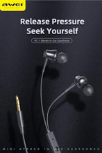 AWEI | Mini Sterio In-Earphone, Explosive Bass, With Vol-Call Answer Controls| PC-1