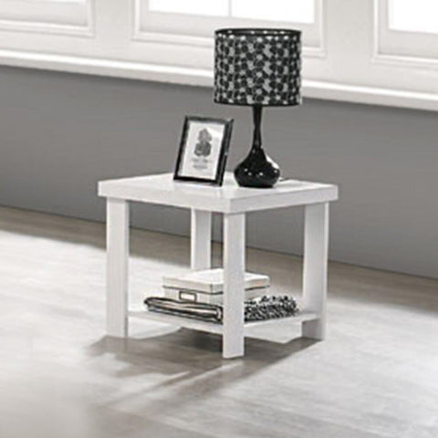 DANUBE | Cenon End Table - White | 810302600190