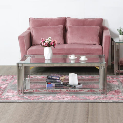 DANUBE | Naill Coffee Table - Stainless Steel | 811100700038