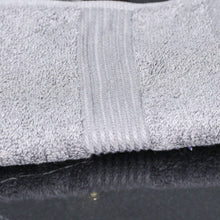 DANUBE | Cassian Cotton Bamboo Face Towel - Grey | 811500112695