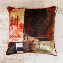 DANUBE | Fantasy Foil Print Abstract Cushion 45X45cm Mrn - HOL-F-2004 | 811500115677