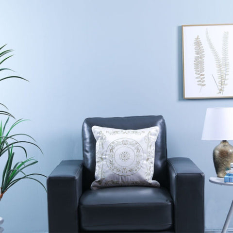 DANUBE | Fantasy Emb Chakra Cushion 45X45cm Ivory - HOL-E-3001 | 811500115680