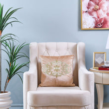 DANUBE | Fantasy Emb Flora Cushion 45X45cm Beige - HOL-E-3003 | 811500115682