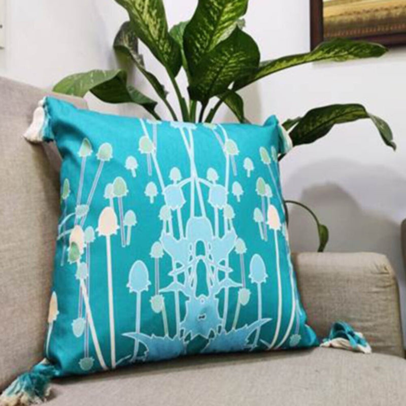 DANUBE | Gala Digital Print Cushion Blue 45X45 cm-AW-395 | 811500116056