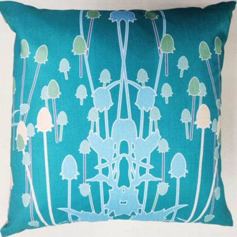DANUBE | Gala Digital Print Cushion Blue 45X45 cm-AW-395 | 811500116056