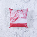DANUBE | Gala Foil Print Cushion Ecru/Rose Gold 45X45 cm-K-184 | 811500116067