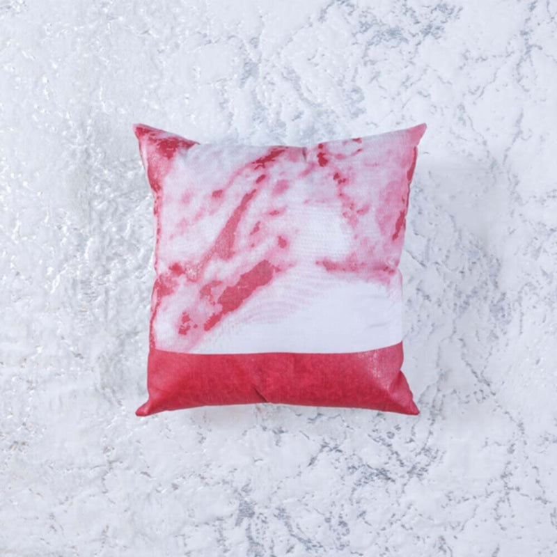 DANUBE | Gala Foil Print Cushion Ecru/Rose Gold 45X45 cm-K-184 | 811500116067