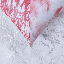 DANUBE | Gala Foil Print Cushion Ecru/Rose Gold 45X45 cm-K-189 | 811500116068