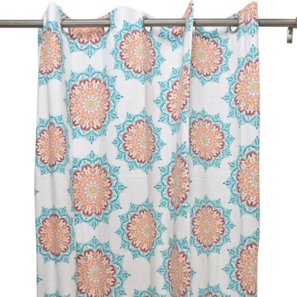 DANUBE | Mandala Printed Eyelet Curtain Set of 2 | 811500117810