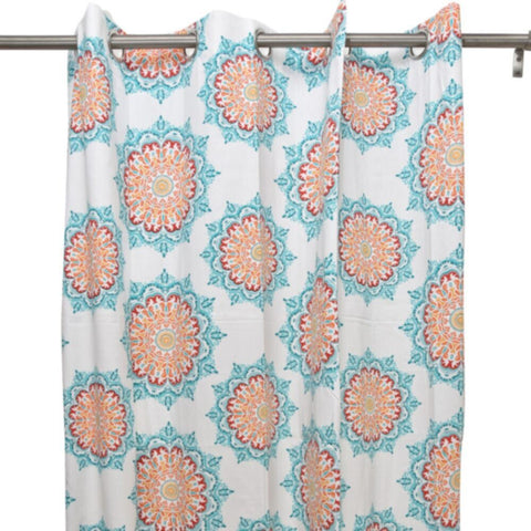 DANUBE | Mandala Printed Eyelet Curtain Set of 2 | 811500117810