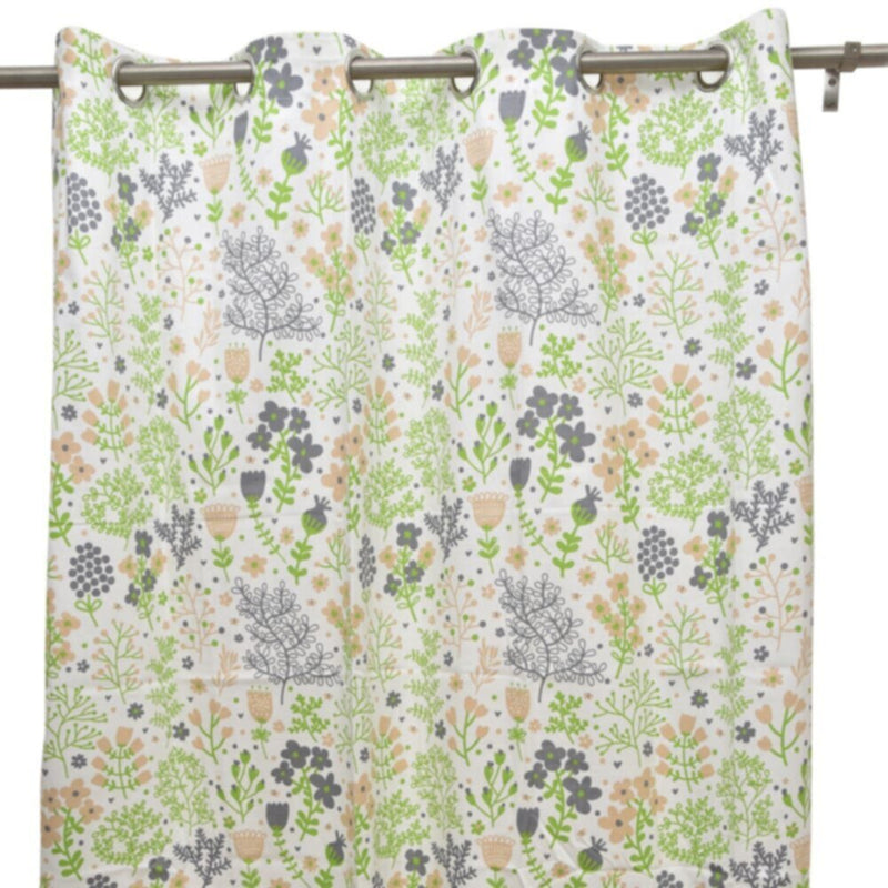 DANUBE | Blooms Set of 2 Printed Curtain | 811500117838