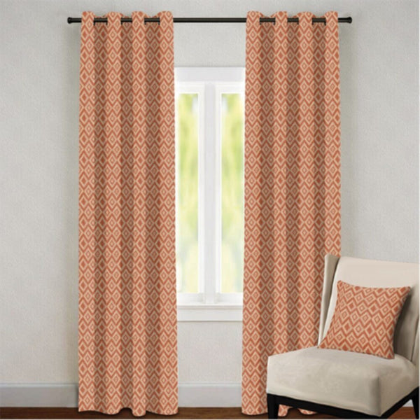 DANUBE | Glitz Eyelet CURtain Without Lining Maroon Mystique | 811500118032