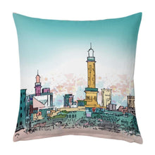 DANUBE | Dreamz Cushion 65X65cm MULTI CITY LIFE Filled CUSHION | 811500118065
