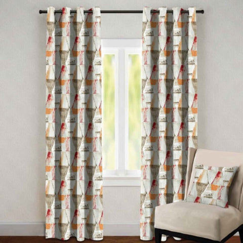 DANUBE | Glitz Eyelet CURtain Without Lining Multi Dazzling - CUR-2 | 811500118343