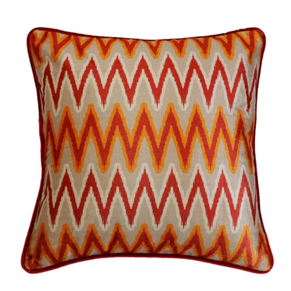 DANUBE | Fantasy Digital Filled Cushion 45X45 cm Red-HOL-447 | 811500118359