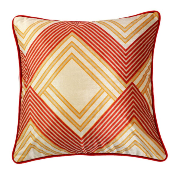 DANUBE | Fantasy Digital Filled Cushion 45X45 cm Red | 811500118360