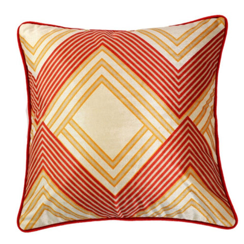 DANUBE | Fantasy Digital Filled Cushion 45X45 cm Red | 811500118360