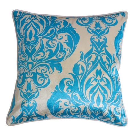 DANUBE | Fantasy Digital Filled Cushion 45X45 cm Teal-HOL 429 | 811500118365