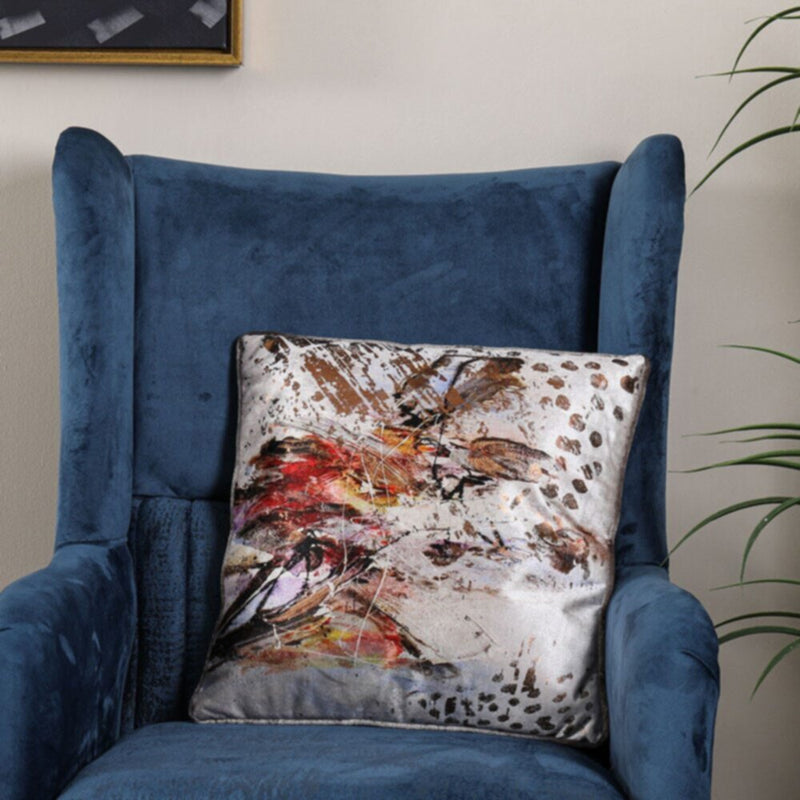 DANUBE | Fantasy Digital + Foil Filled Cushion 45X45 cm Multi Hol-455 | 811500118372