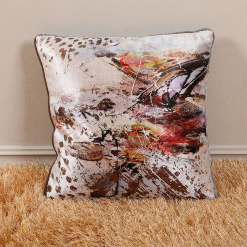 DANUBE | Fantasy Digital + Foil Filled Cushion 45X45 cm Multi Hol-455 | 811500118372