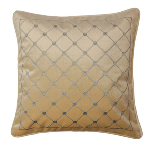 DANUBE | Fantasy Embroidered Filled Cushion 45X 45 cms -Ivory-407 | 811500118373