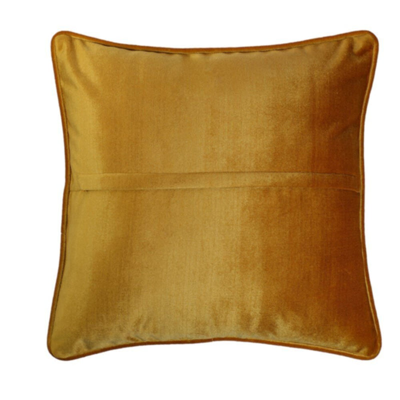 DANUBE | Fantasy Embroidered Filled Cushion 45X 45 cms -Gold | 811500118376