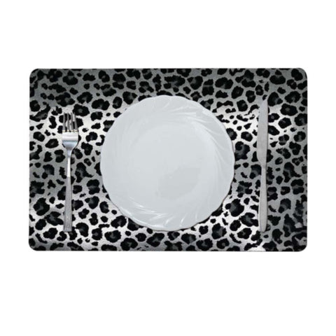 DANUBE | Glamour Exotic Jungle Placemat Silver PFMP-28858B | 811500118435