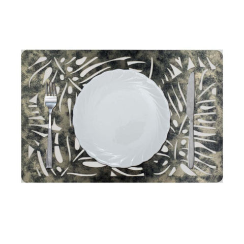 DANUBE | Glamour Vintage Pvc Die Cut Placemat Gold PFMP-D-28790-Gold | 811500118442