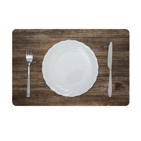 DANUBE | Glamour Forsted Pet Printed Placemat Brown CC-F-30028B | 811500118447
