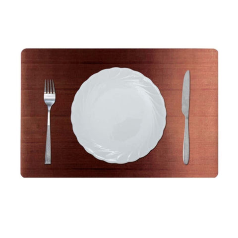 DANUBE | Glamour Embossed Transparent Pvc Placemat Copper AEY-A015C | 811500118466
