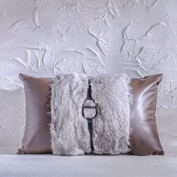 Gleam Patchwork Cushion - Coffee Brown - 30x50 cm | 811500137690