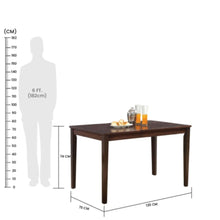 DANUBE | Bahamas Wooden 1+4 Dining Set - Espresso | 811600100127