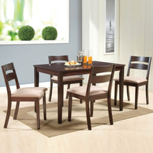DANUBE | Bahamas Wooden 1+4 Dining Set - Espresso | 811600100127