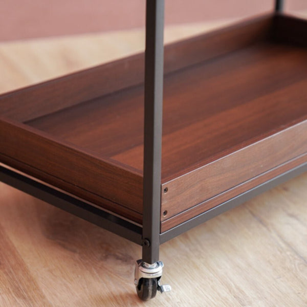 DANUBE | Jaguar Serving Trolley - Walnut / Black | 811600100285