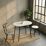 DANUBE | Alyaz 1+2-Seater Dining Set Black | 811600100373