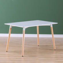 DANUBE | Stork 1+4 Dining Set - White / Beech | 811600200079