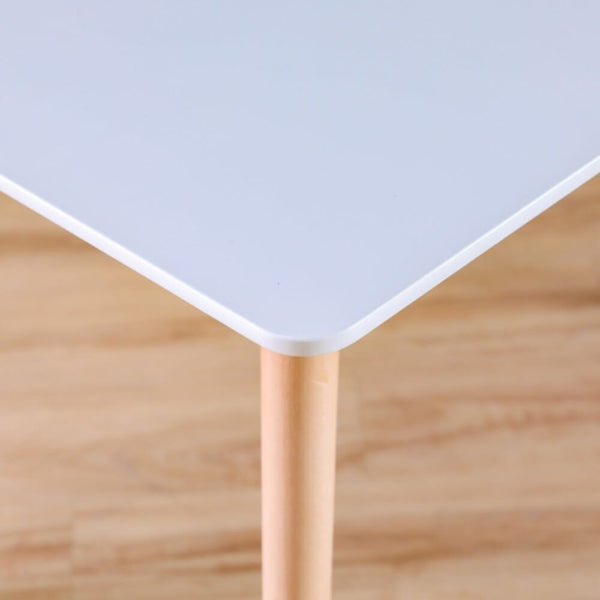 DANUBE | Stork 1+4 Dining Set - White / Beech | 811600200079