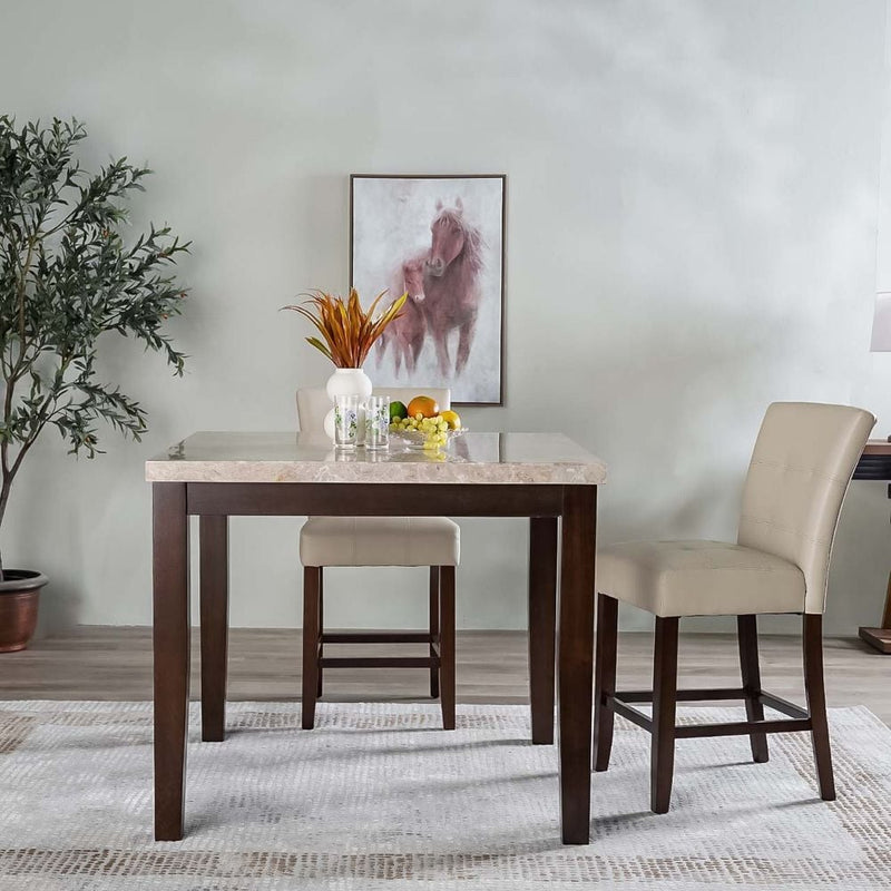 DANUBE | Brody 4 Seater Counter Height Dining Table Beige | 811600200152