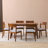 DANUBE | Mervil 1+6-Seater Dining Set Style Multicolor | 811600200312