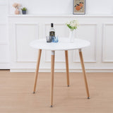 DANUBE | Stork 2 Seater Round Dining Table-White | 811600200372