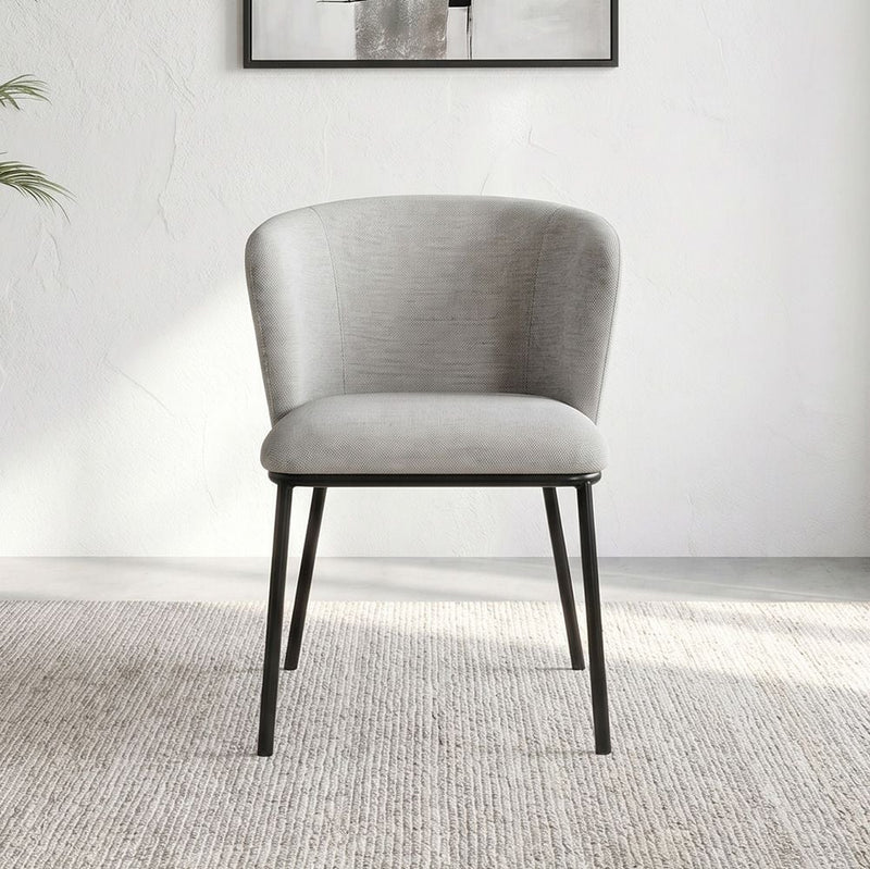 DANUBE | Weldy Chair-Set of 2 Black | 811600300187
